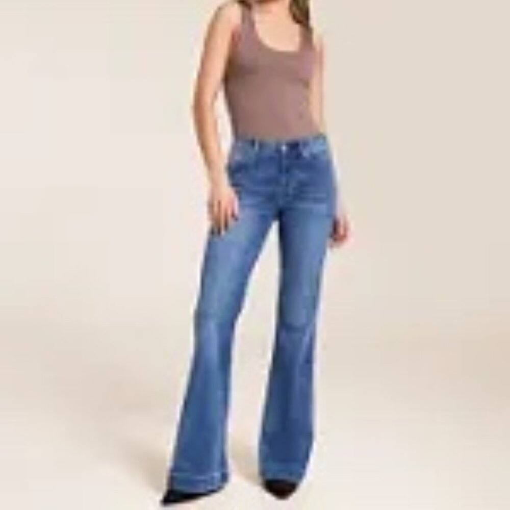 7ForAllMankind Tailorless Dojo in Distressed Authentic Light 33 *NWT*